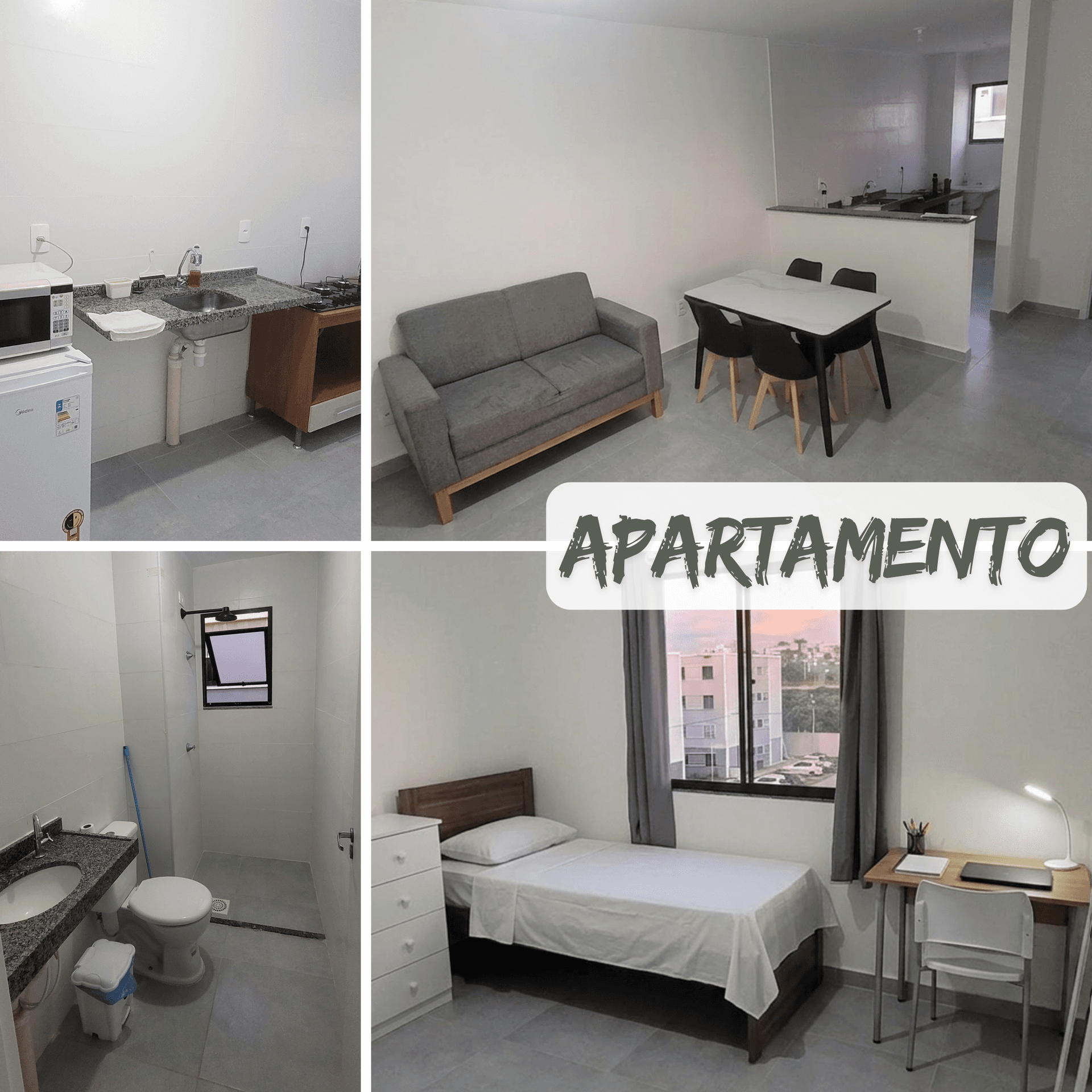 Coliving em Juazeiro do N | Alugo quartos para estudantes-apartamento mobiliado no GranVille Jua - 2